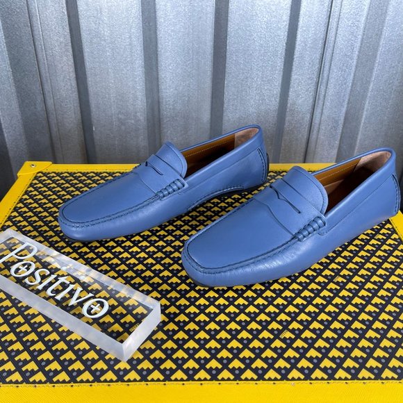 Bally Warno Jean Leather Drivers US 6 - Picture 2 of 5